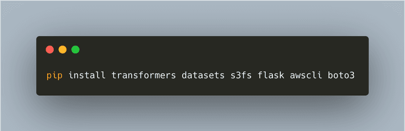Python required packages